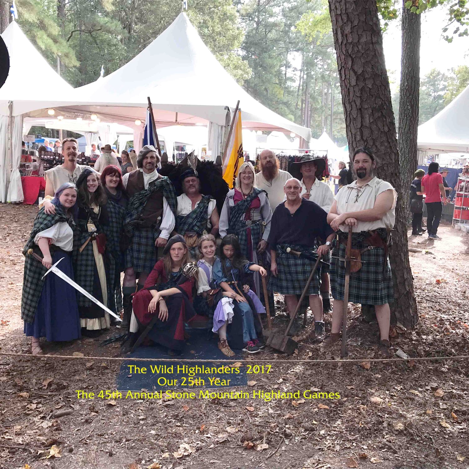 Wild Highlanders group in 2017